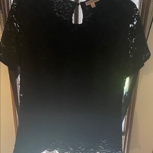 Black Lace Blouse